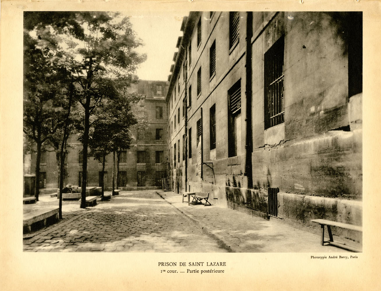 Prision Saint-Lazare, Partie Postérieure